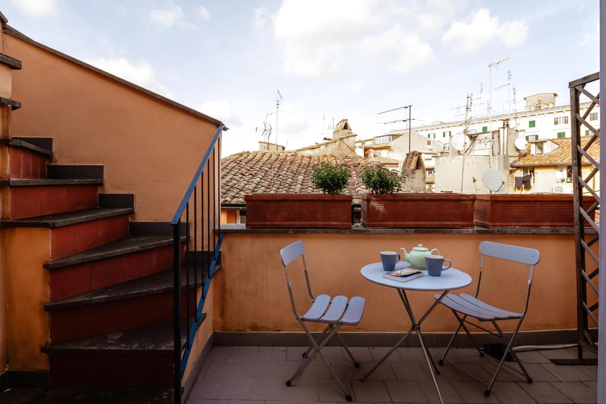 Appartamento Amazing Penthouse With Terrace And Rooftop In Trastevere